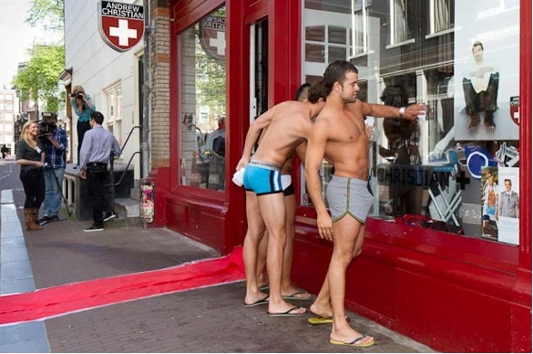 Sexy Male Underwear Bulges Sexy Male Underwear Bulges Bulging Hunks Cause Traffic Chaos In Amsterdam