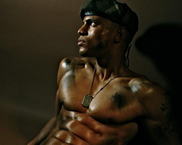 Brandon Carter - Army Shoot Brandon Carter Army Shoot 600x479 Music Producer/Male Model Brandon Carter