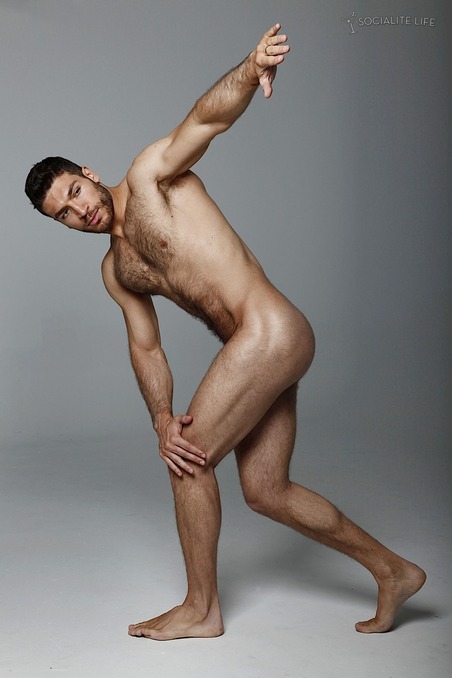 Hairy Male Model Valerio Pino Naked (9) Valerio Pino 2 Hairy Muscle Valerio Pino