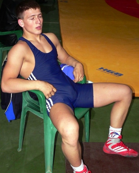 Hot Wrestler Bulge (4) Hot Wrestler Bulge 10 Is Wrestling The Gayest Sport?