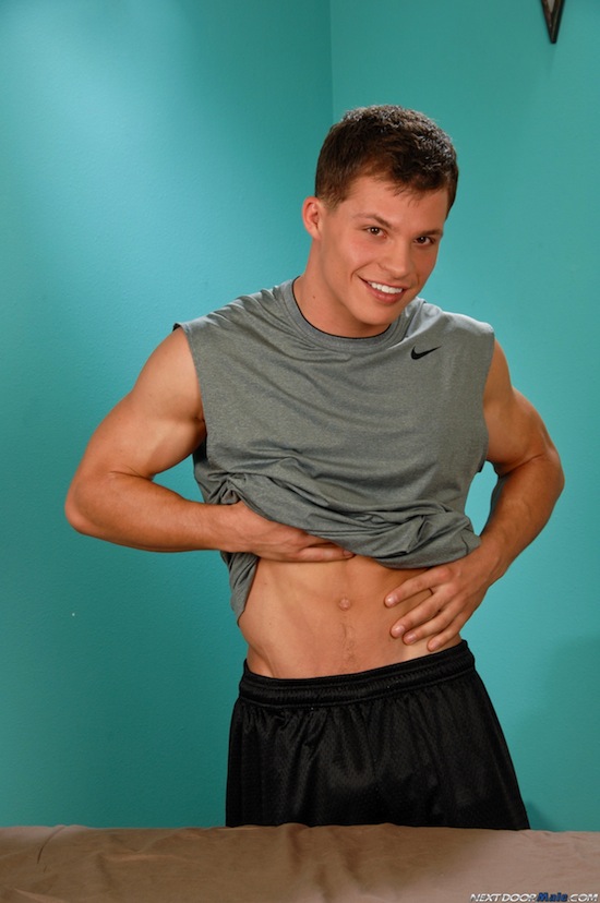Muscled Jock Boy Solo - Chad Logan